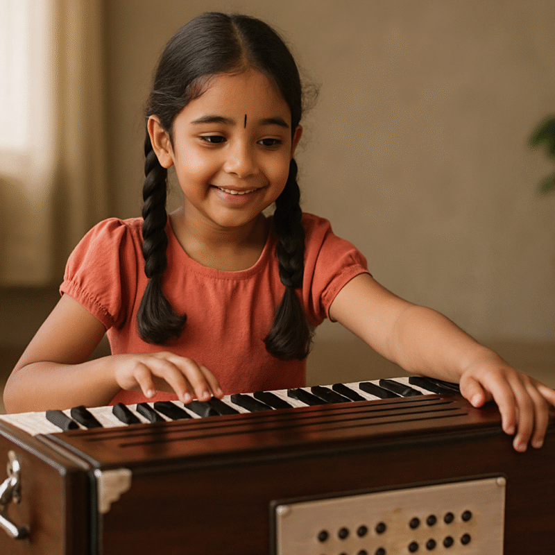 Vocal Music Training with Harmonium for Beginners