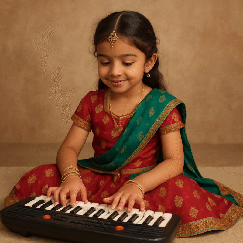 Learn Indian Classical Singing with Keyboard